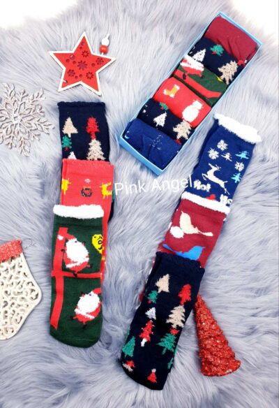 Детски коледни чорапи - 6 чифта 2227-02