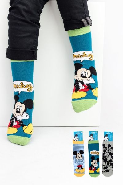 Детски чорапи - Disney Mickey and frends 3 броя 19023