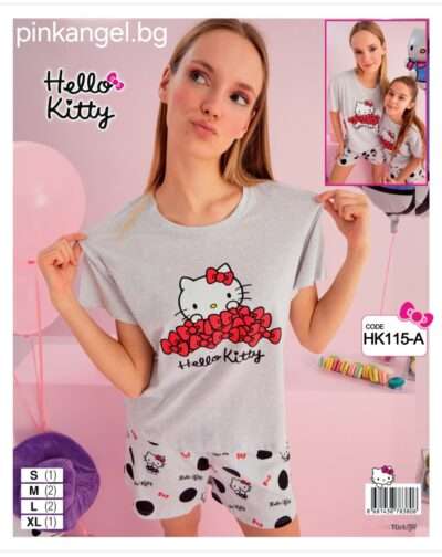 Дамска пижама Hello Kitty НК-115-А