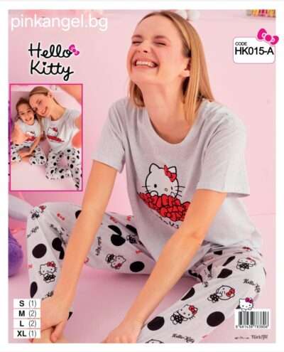 Дамска пижама Hello Kitty НК-015-А