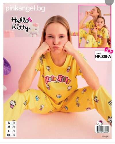 Дамска пижама Hello Kitty НК-008-А