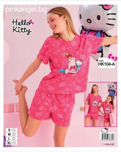 Дамска пижама Hello Kitty НК-104-А
