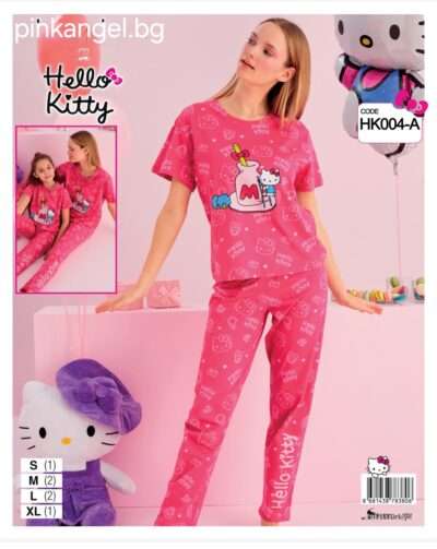 Дамска пижама Hello Kitty НК-004-А
