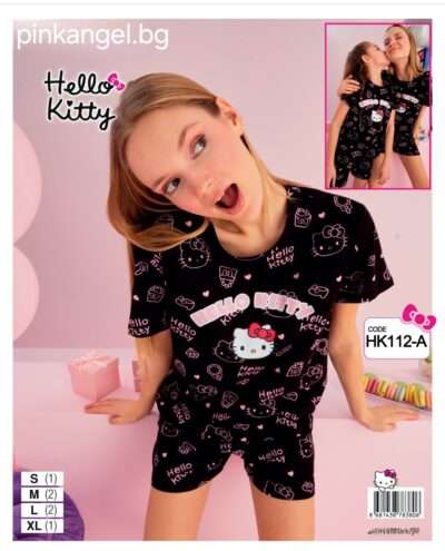 Дамска пижама Hello Kitty НК-112-А