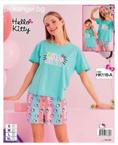Дамска пижама Hello Kitty НК-116-А