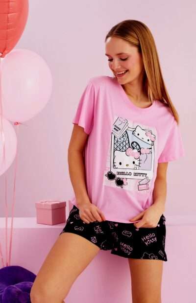 Дамска пижама Hello Kitty НК-113-А