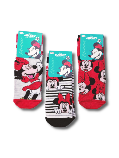 Детски чорапи -Disney - Minnie and friends - 3 броя 20509