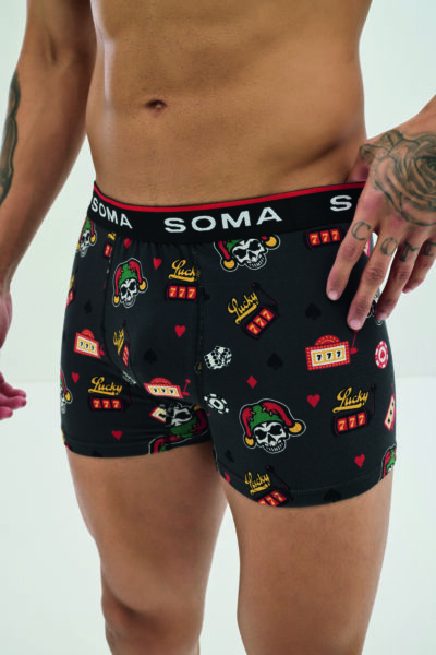 Мъжки боксерки в луксозна кутия - Soma "LUCKY SEVEN" 7386