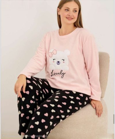 Макси пухена пижама 22569
